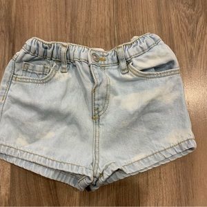 ☀️ 3/$15 Zara Kids Light Denim Jean Shorts Bleached